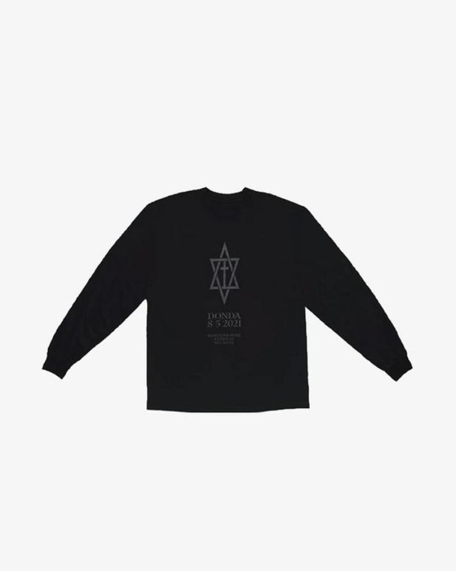 Secret Sneaker Store Online Kanye West Donda Black Longsleeve | Streetwear