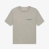 Secret Sneaker Store Online Fog Essentials Fw21 Chest Reflective Logo Heather Oatmeal Tee | Tees
