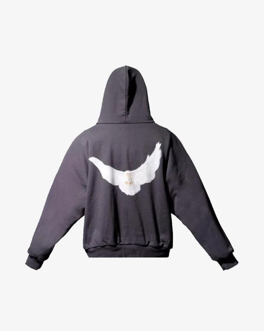 Secret Sneaker Store Online Yeezy Gap Engineered By Balenciaga Dove Black Shrunken Hoodie | Streetwear