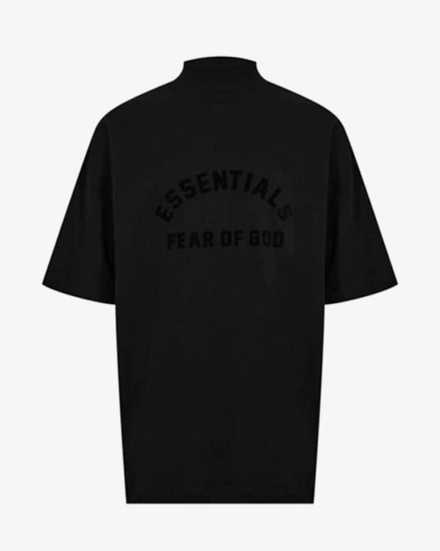 Secret Sneaker Store Online Fear Of God Fog Essentials Ss23 Tee Jet Black | Tees
