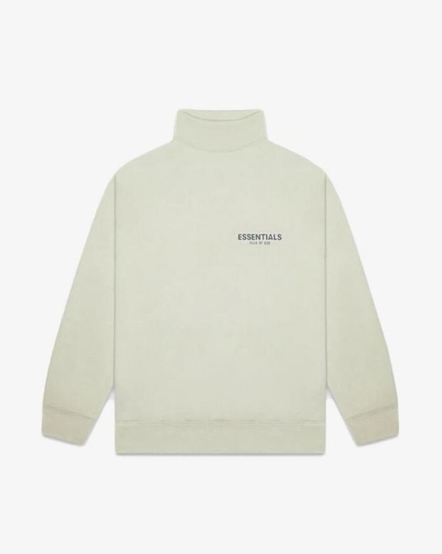 Secret Sneaker Store Online Fog Essentials Fw20 Sage Mockneck Crewneck (New) | Streetwear