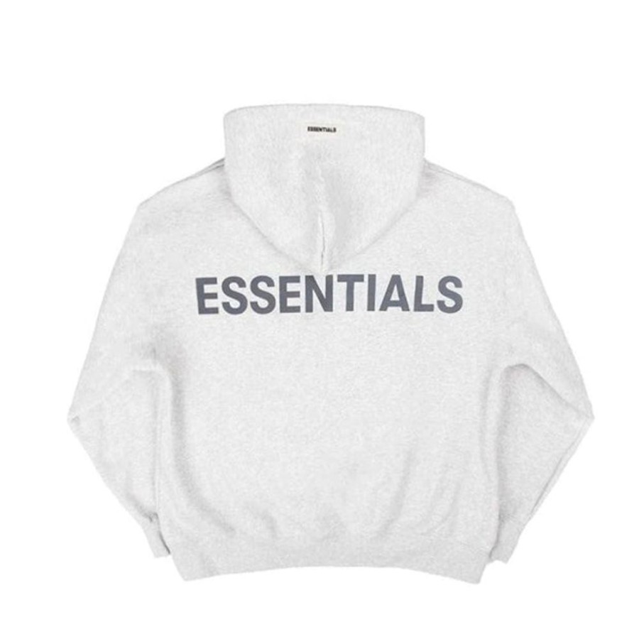 Secret Sneaker Store Online Fog Essentials 2019 Reflective Graphic Logo Light Grey Hoodie (New) - - | Hoodies