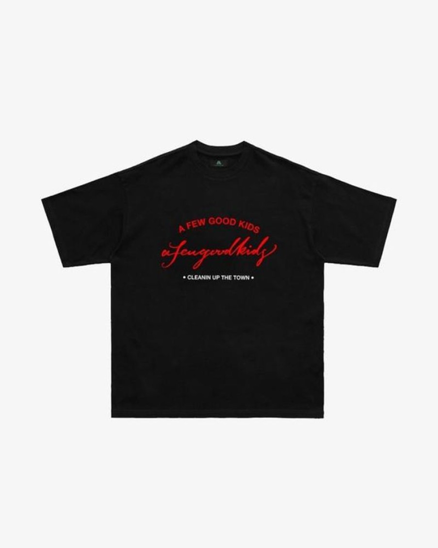 Secret Sneaker Store Online A Few Good Kids Ghost Black Tee | Streetwear