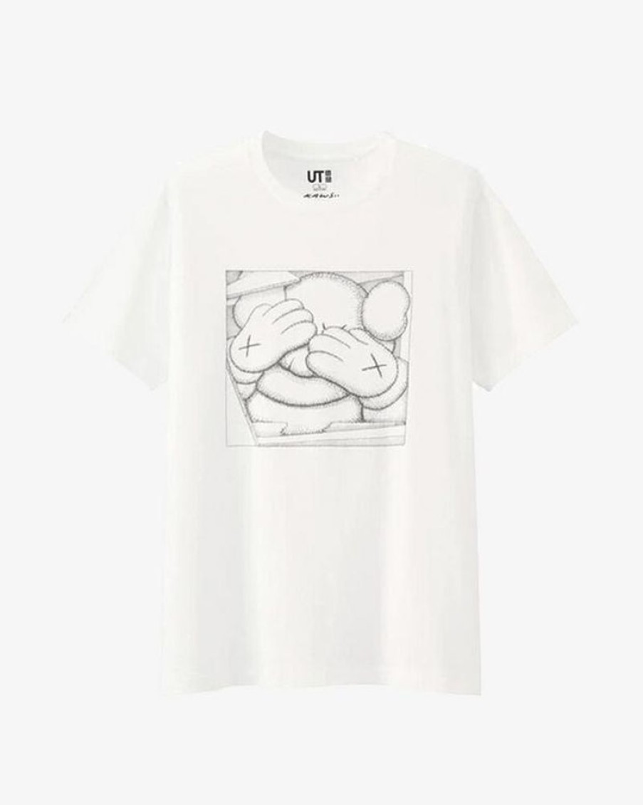 Secret Sneaker Store Online Kaws X Uniqlo 2016 Chum Tee White | Streetwear