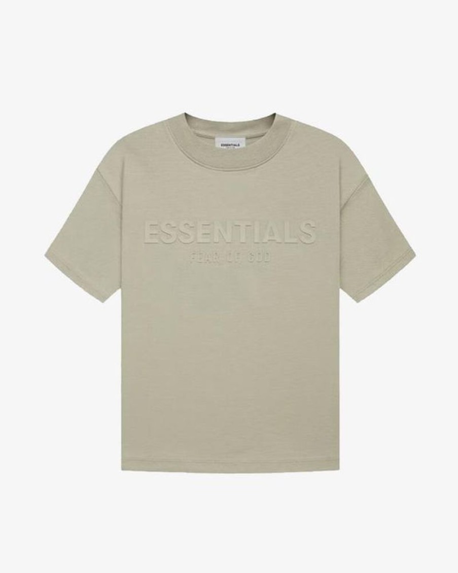 Secret Sneaker Store Online Fog Essentials Fw21 Kids Silicon Applique Logo Pistachio Tee | Kids Apparel