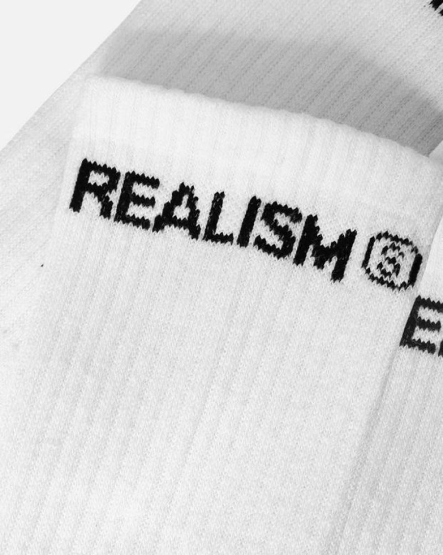 Secret Sneaker Store Online Sss Realism Core Logo Socks White | Socks