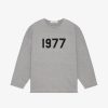 Secret Sneaker Store Online Fog Essentials Ss22 1977 Raw Edge Knit Sweater Dark Oatmeal | Streetwear