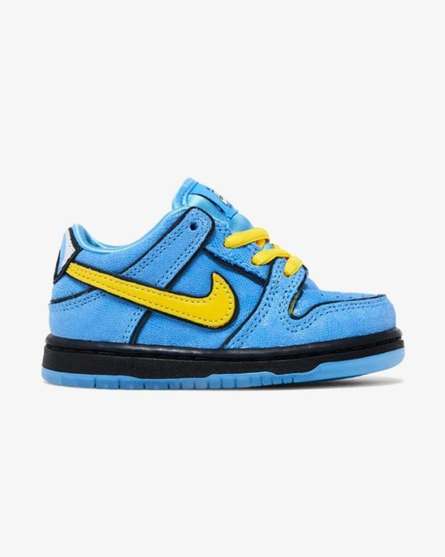 Secret Sneaker Store Online Nike X The Powerpuff Girls Nike Sb Dunk Bubbles Blue Toddler (New) | Kids Footwear