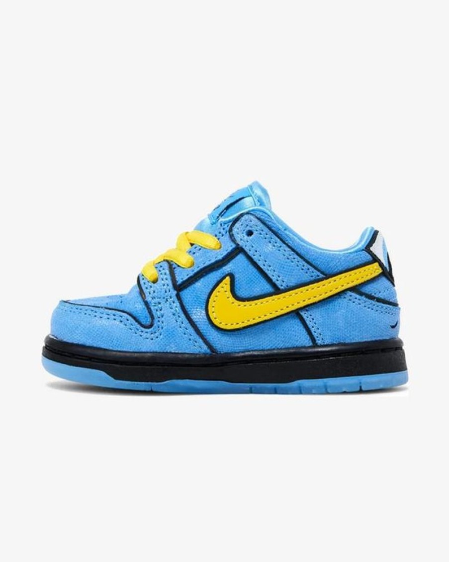 Secret Sneaker Store Online Nike X The Powerpuff Girls Nike Sb Dunk Bubbles Blue Toddler (New) | Kids Footwear