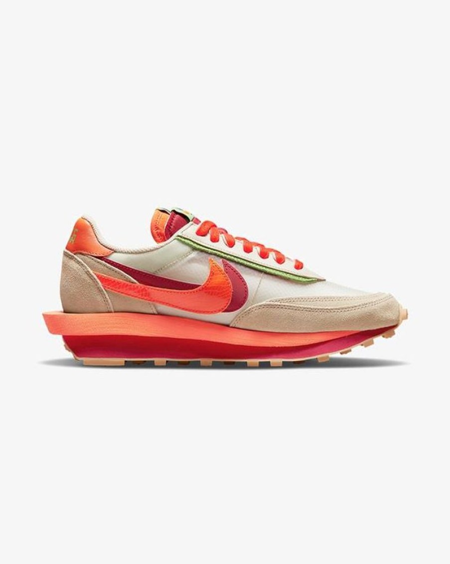Secret Sneaker Store Online Nike X Sacai X Clot Ld Waffle Net Orange Blaze | Nike