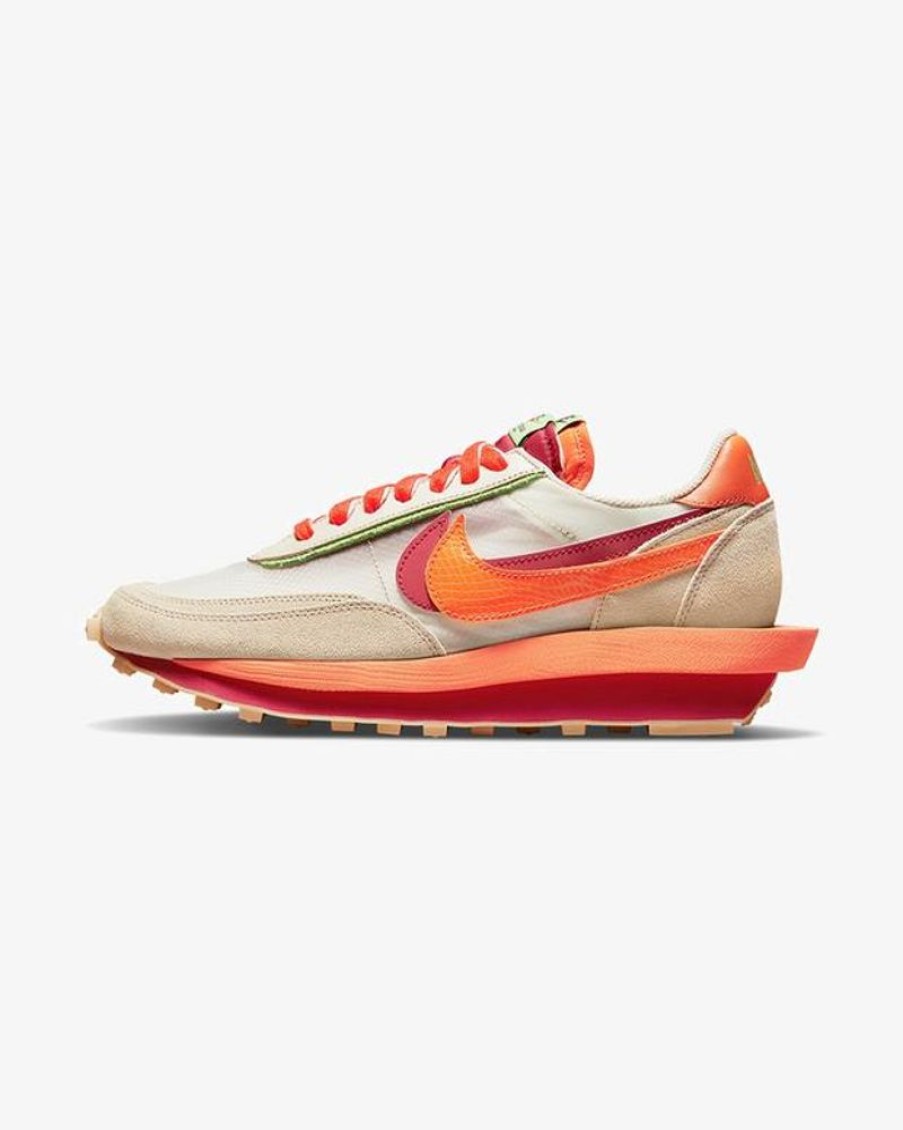 Secret Sneaker Store Online Nike X Sacai X Clot Ld Waffle Net Orange Blaze | Nike