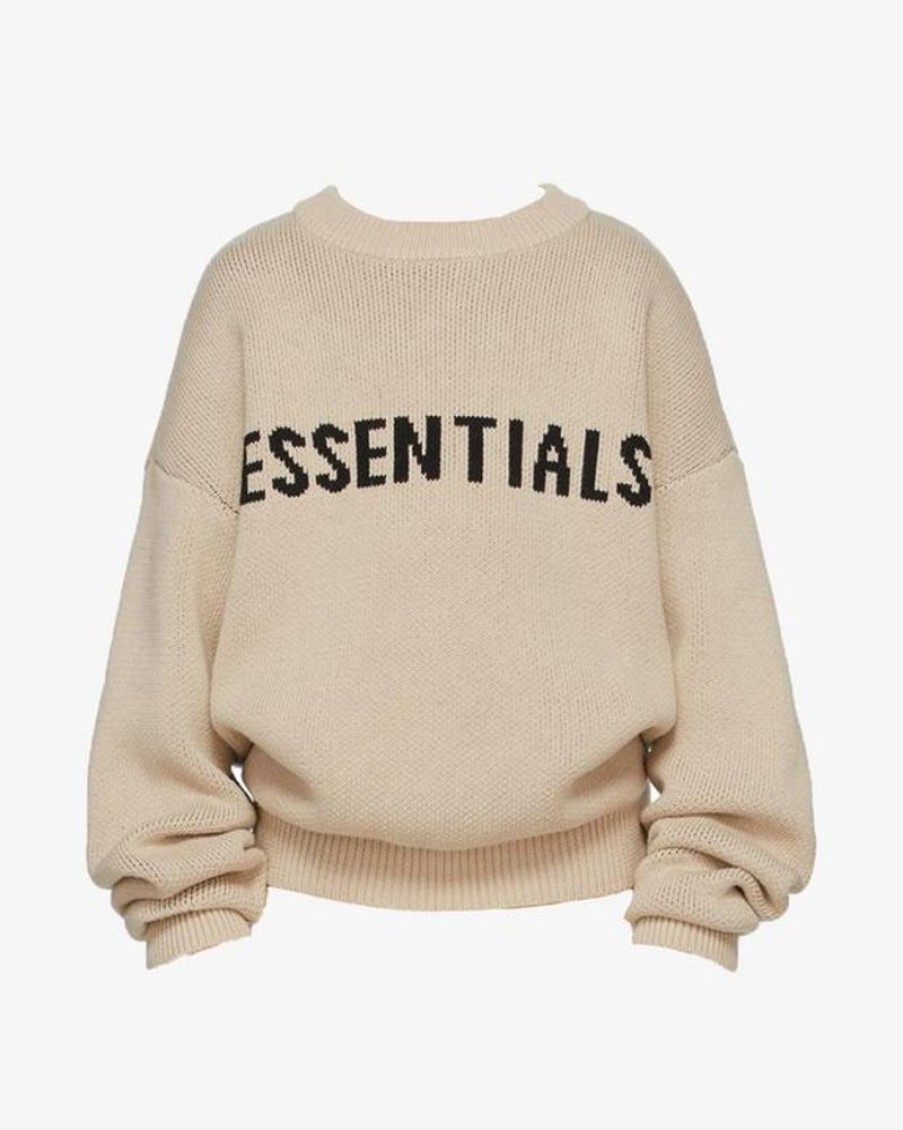 Secret Sneaker Store Online Fog Essentials Fw21 Kids Knit Sweater Linen (New) | Kids Apparel