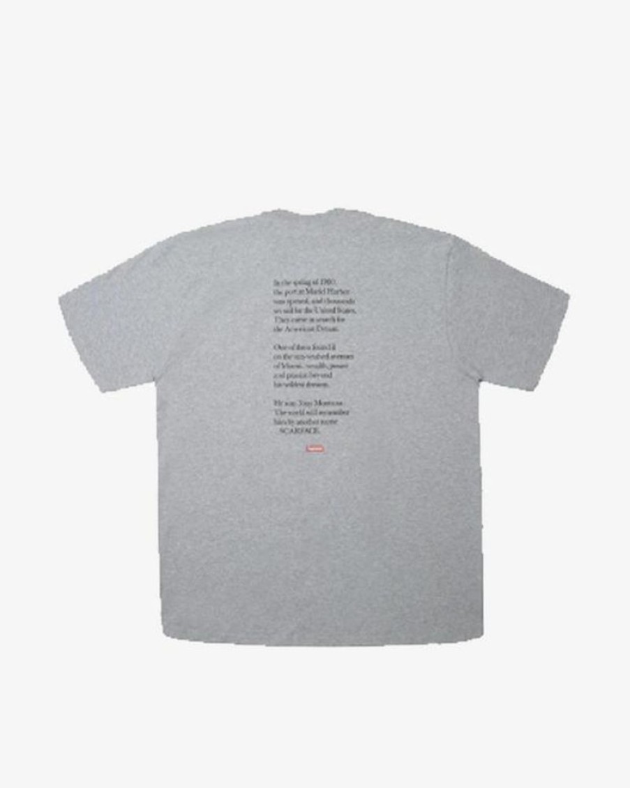 Secret Sneaker Store Online Supreme Scarface Grey Shower Tee - | Streetwear