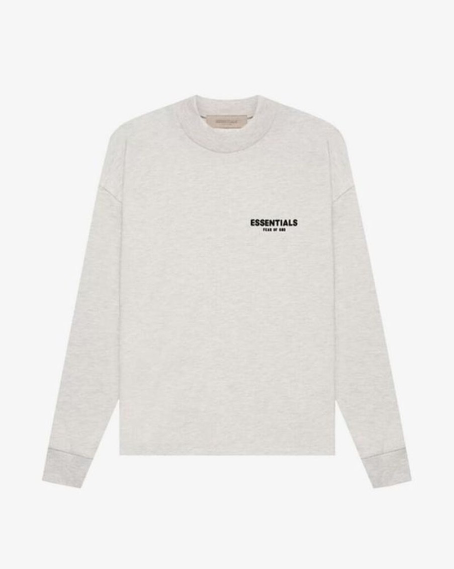 Secret Sneaker Store Online Fog Essentials Ss22 Light Oatmeal Long Sleeve Tee | Tees