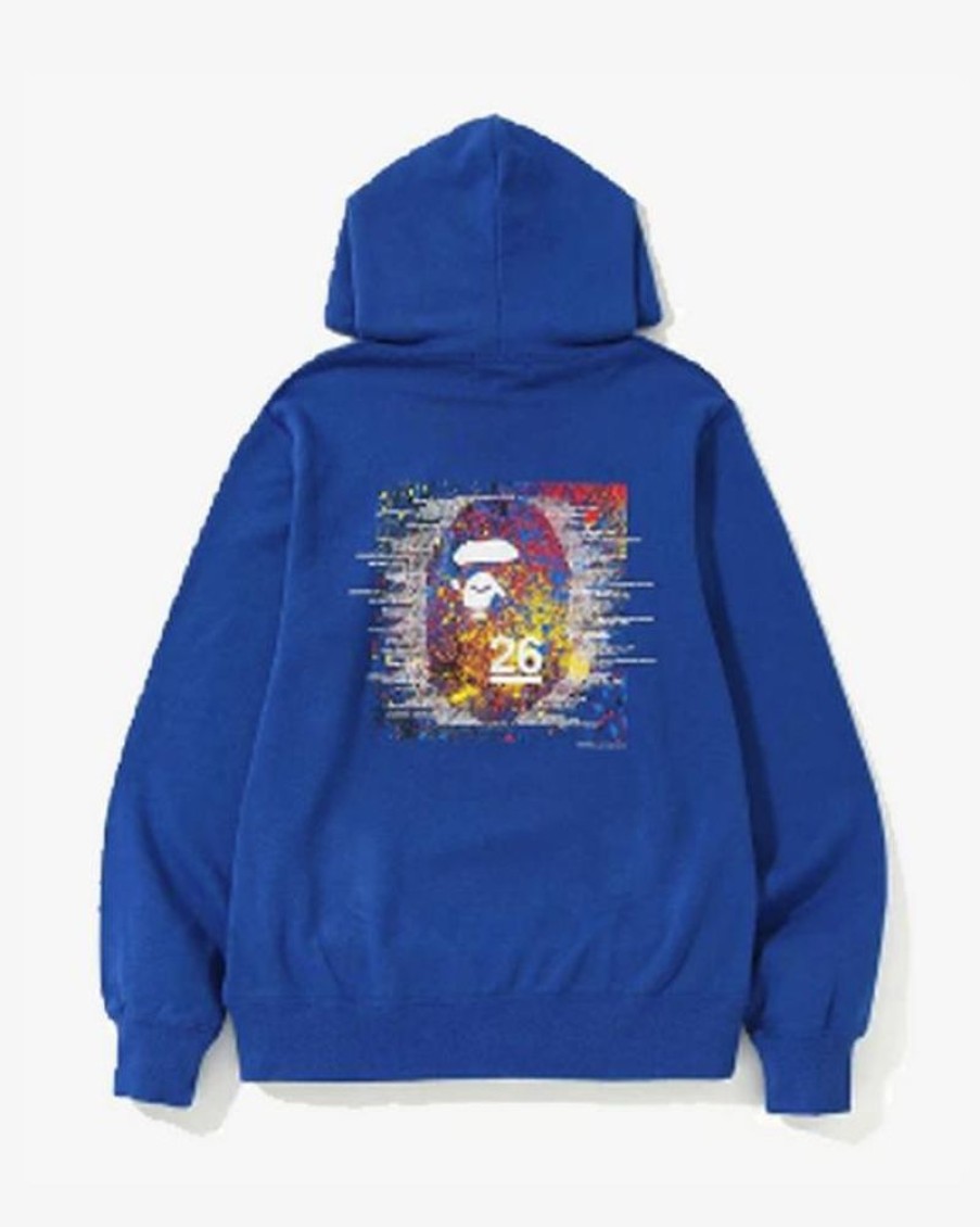 Secret Sneaker Store Online Bape 26Th Anniversary Blue Hoodie - | Streetwear