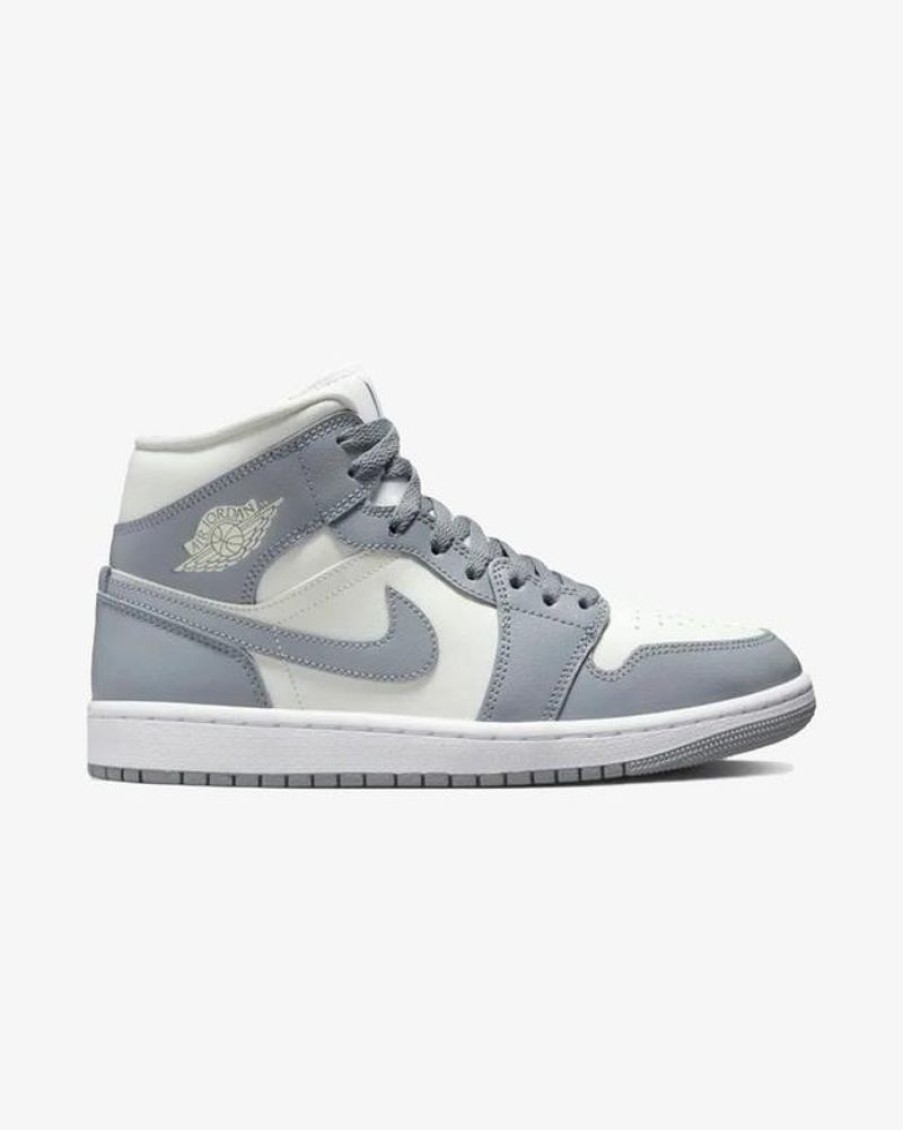 Secret Sneaker Store Online Nike Air Jordan1 Mid Wmns Sail Stealth | Nike