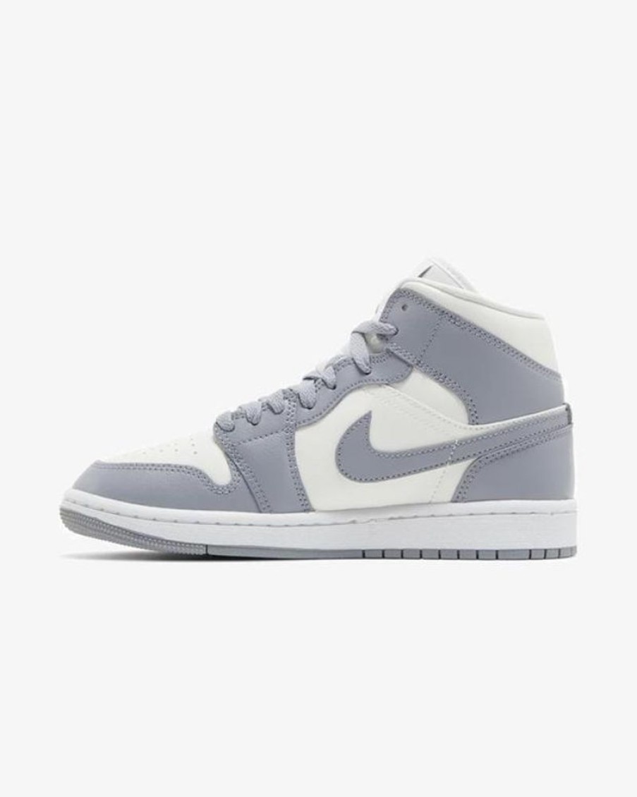 Secret Sneaker Store Online Nike Air Jordan1 Mid Wmns Sail Stealth | Nike