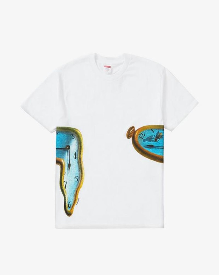 Secret Sneaker Store Online Supreme Ss19 Persistence Of Memory White Tee - | Streetwear