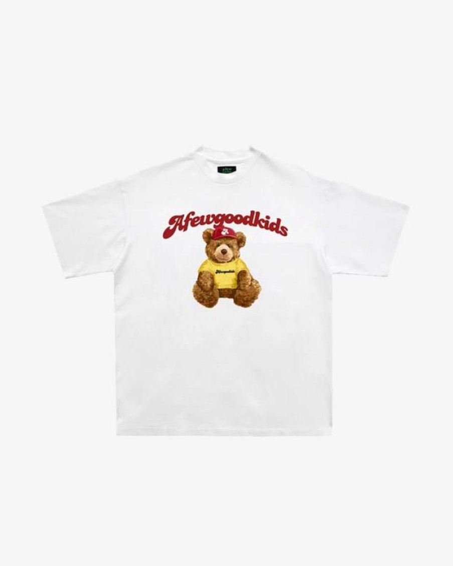 Secret Sneaker Store Online A Few Good Kids Ss21 Sweater Bear White Tee | Streetwear