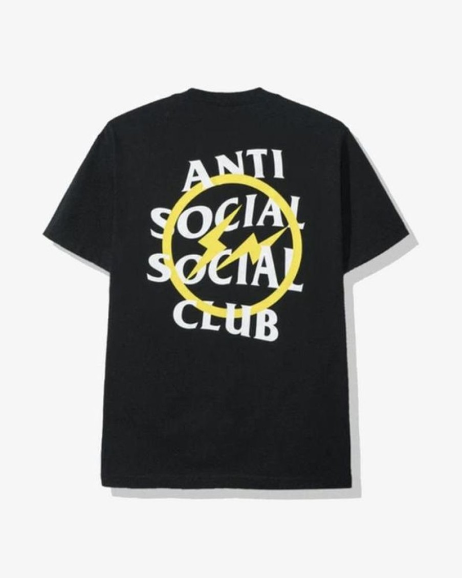 Secret Sneaker Store Online Assc X Fragment Yellow Bolt Black Tee - | Streetwear