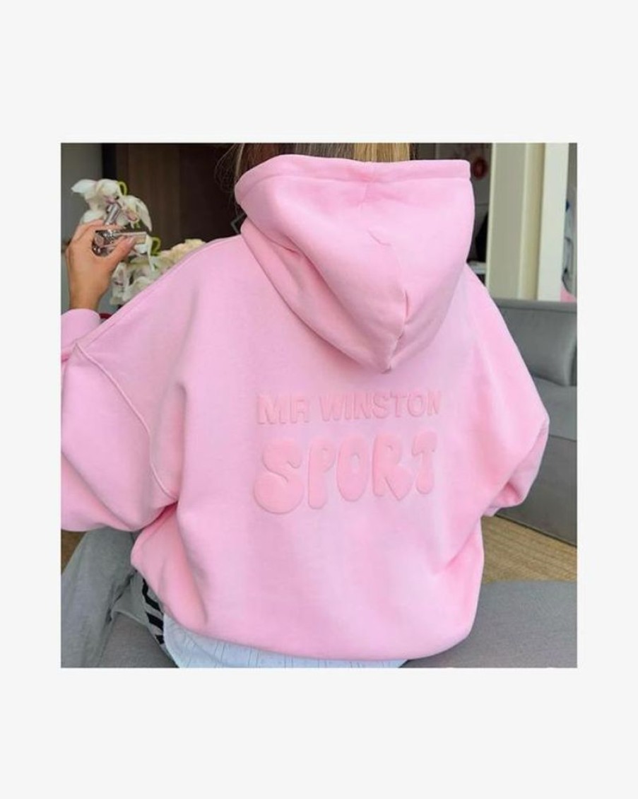 Secret Sneaker Store Online Mr Winston Baby Pink Puff Hoodie | Streetwear