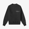 Secret Sneaker Store Online Fog Essentials Fw21 Reflective Chest Logo Black Crewneck Kids | Kids Apparel