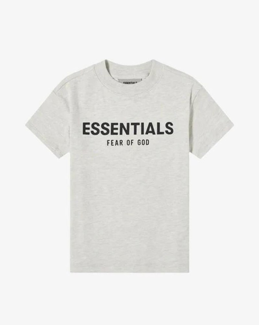 Secret Sneaker Store Online Fog Essentials Ss21 Silicon Applique Oatmeal Kids Tee | Kids