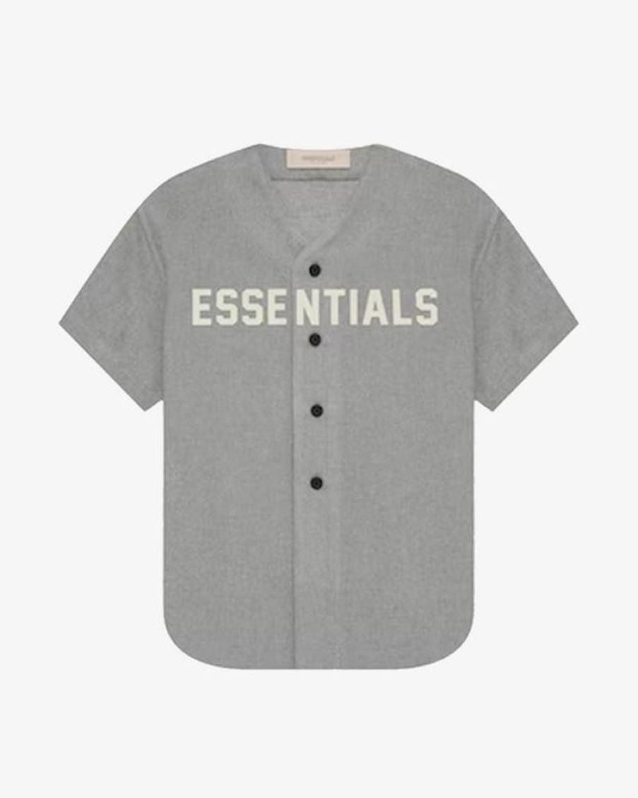 Secret Sneaker Store Online Fog Essentials Ss22 Kids Dark Oatmeal Jersey Baseball Tee | Kids Apparel