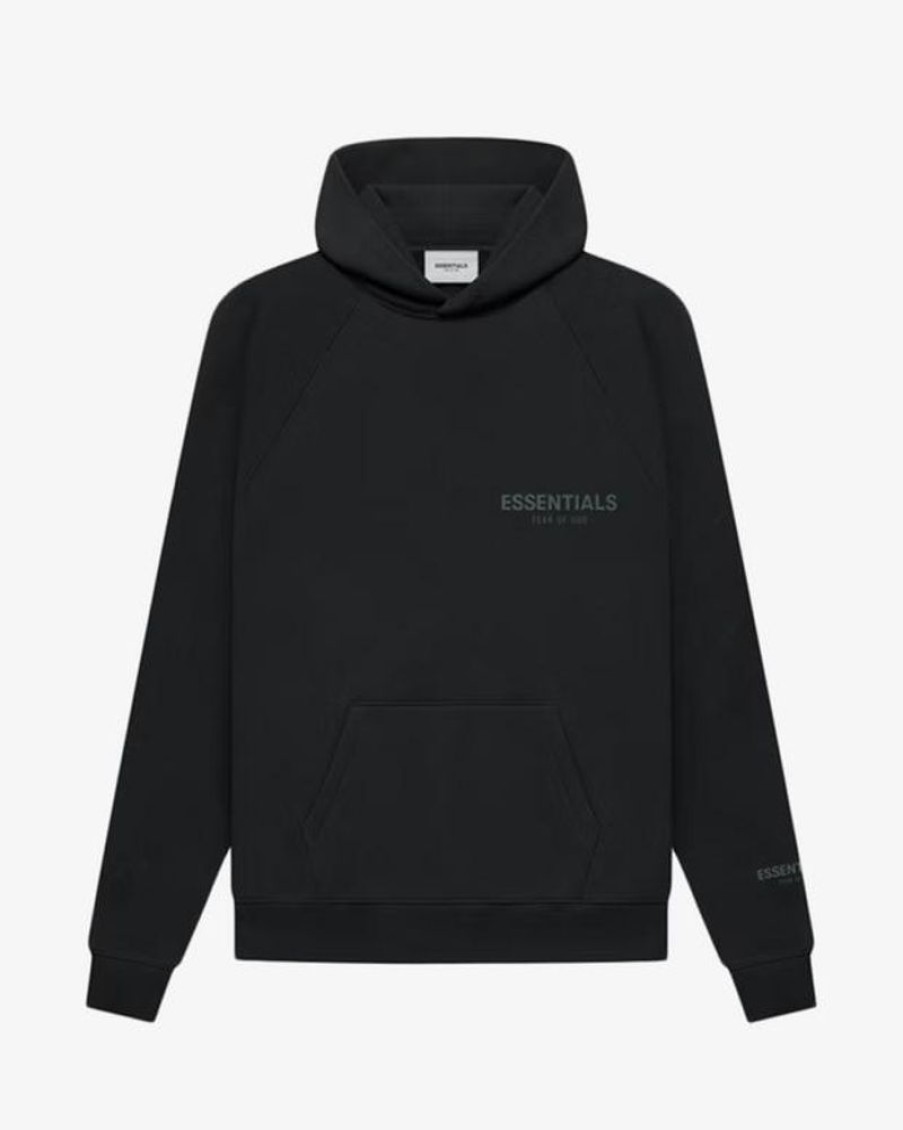 Secret Sneaker Store Online Fog Essentials Fw21 Chest Logo Black Hoodie | Hoodies