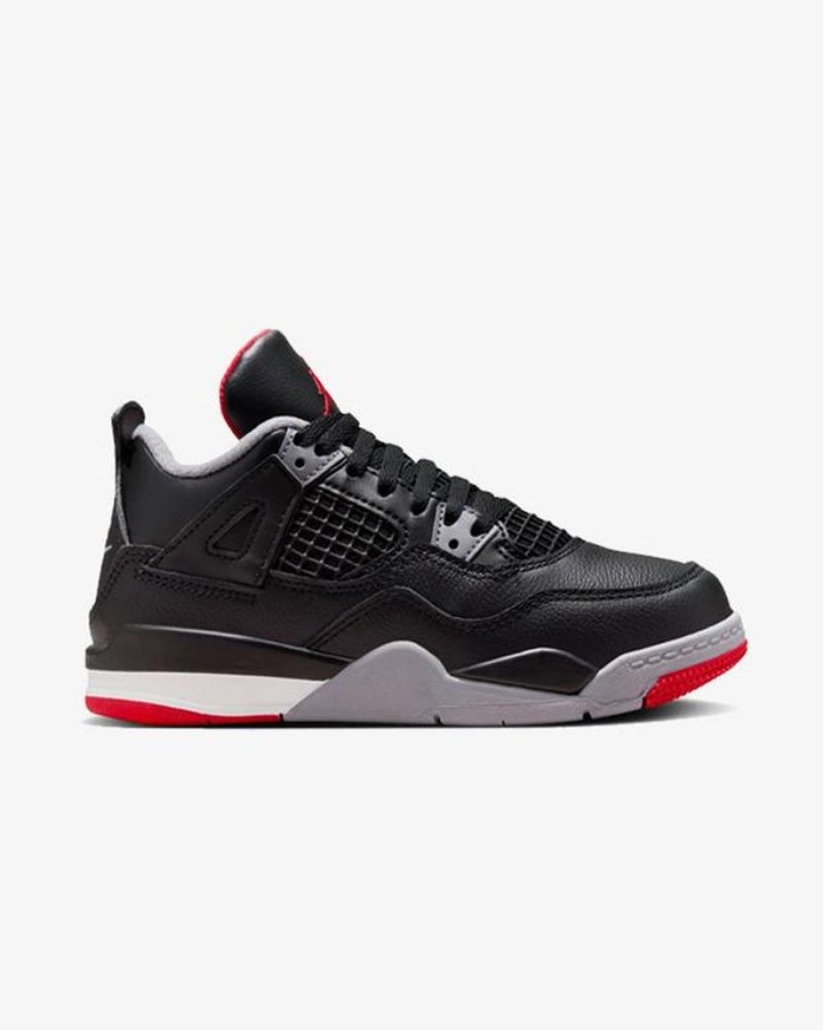 Secret Sneaker Store Online Nike Air Jordan4 Retro Bred Reimagined Preschool | Kids Footwear