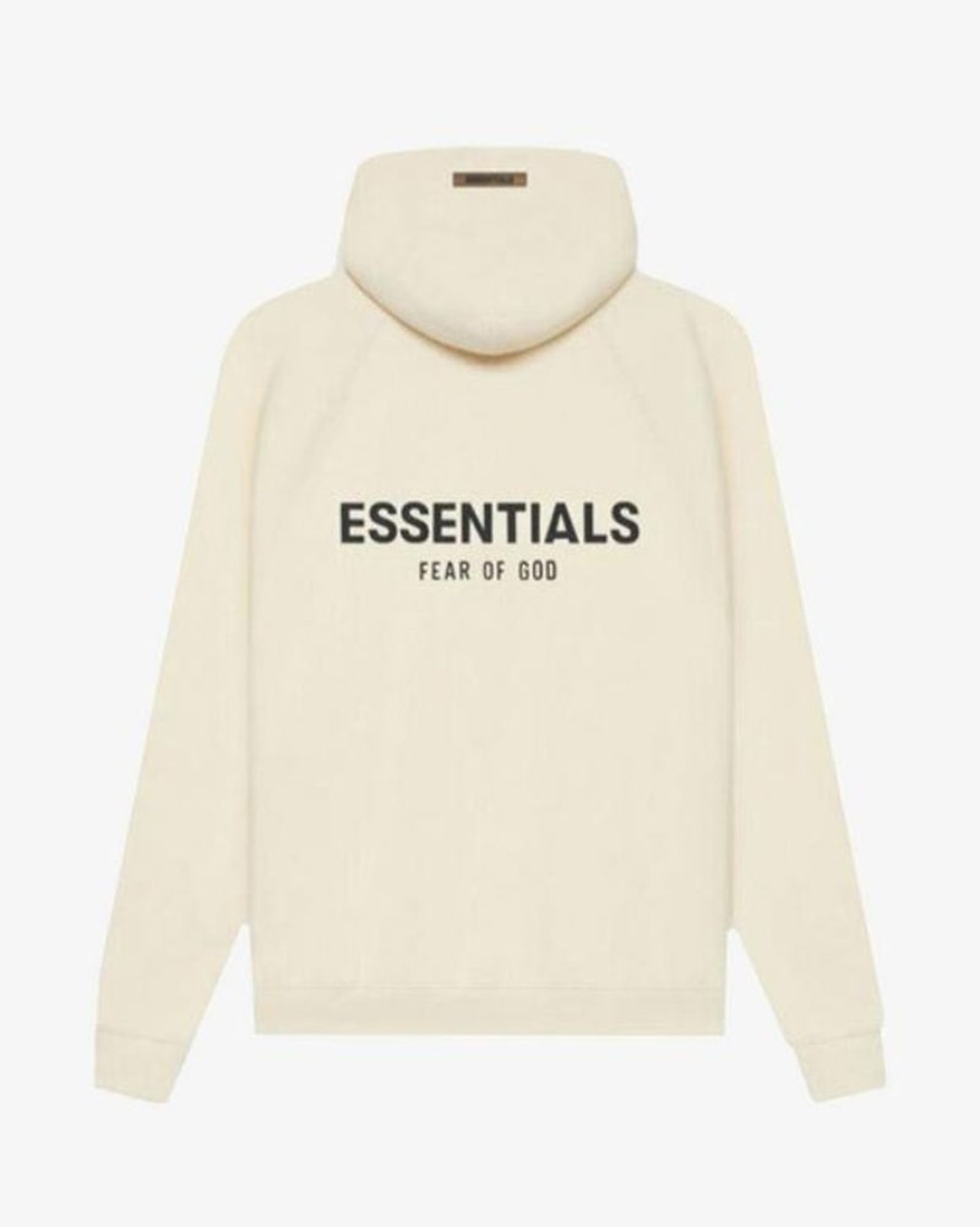 Secret Sneaker Store Online Fog Essentials Ss21 Silicon Applique Logo Cream Hoodie | Hoodies