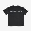 Secret Sneaker Store Online Fog Essentials 2019 Reflective Logo Black Tee | Tees
