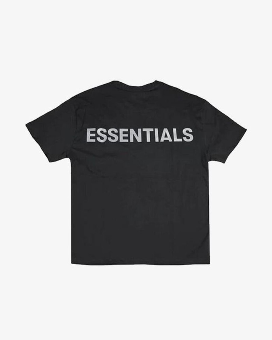Secret Sneaker Store Online Fog Essentials 2019 Reflective Logo Black Tee | Tees