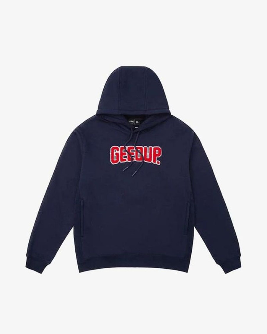 Secret Sneaker Store Online Geedup Play For Keeps 13 Yr Navy Red Hoodie | Streetwear