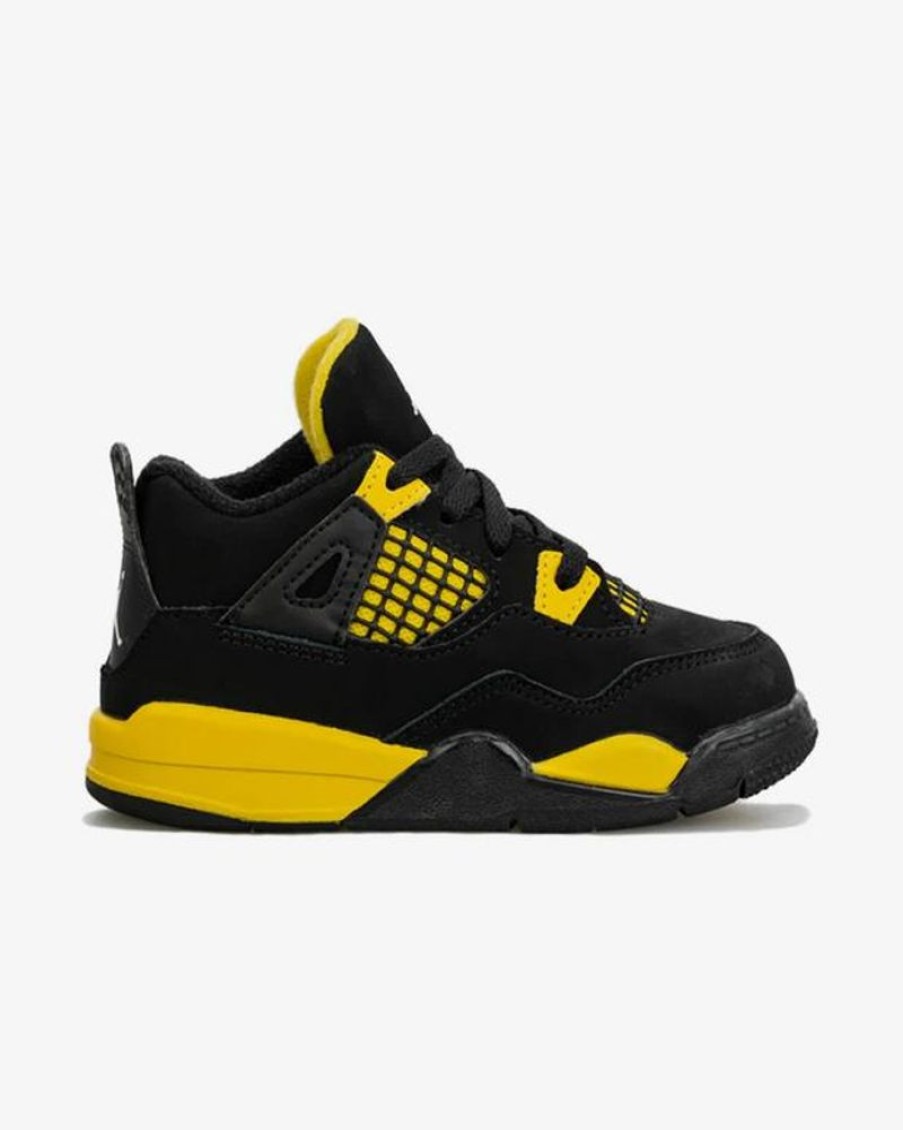 Secret Sneaker Store Online Nike Air Jordan4 Retro Yellow Thunder Toddler (New) | Kids Footwear