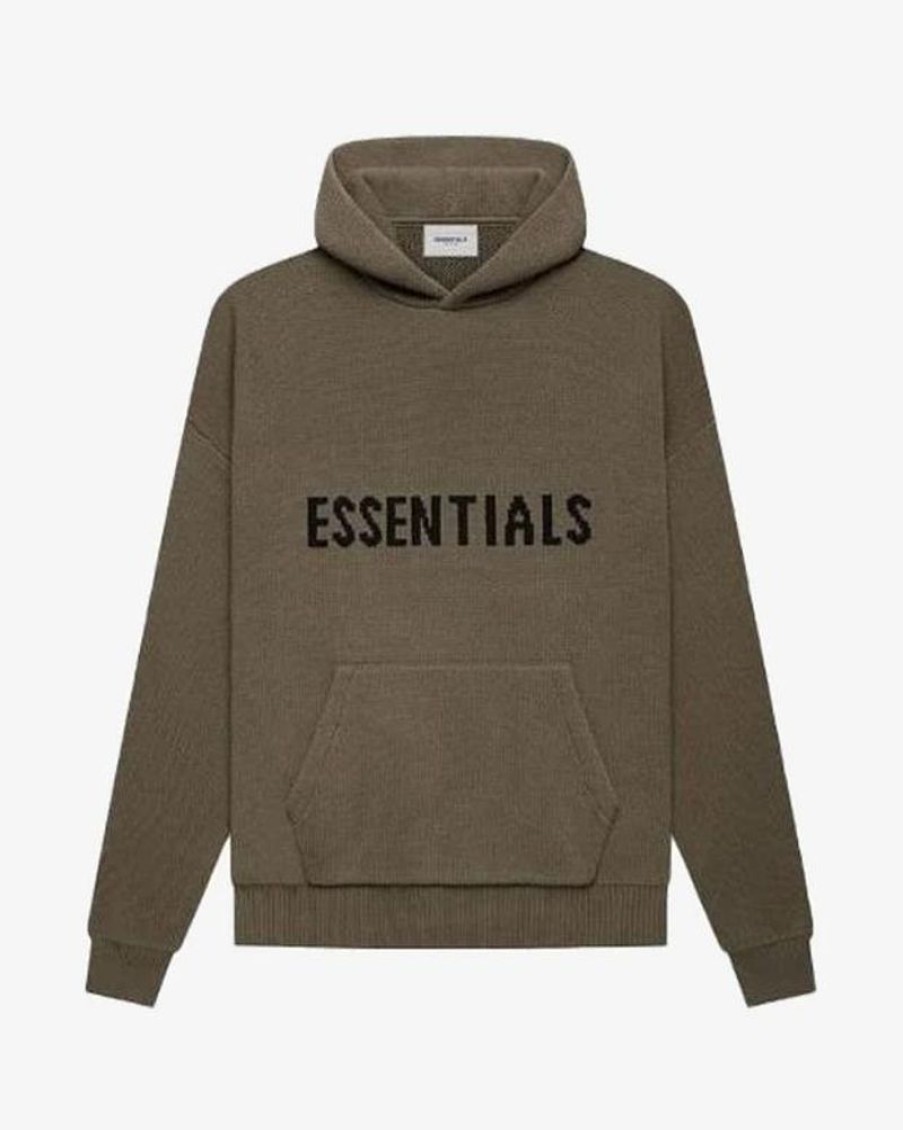 Secret Sneaker Store Online Fog Essentials Fw21 Harvest Knit Hoodie (New) | Hoodies