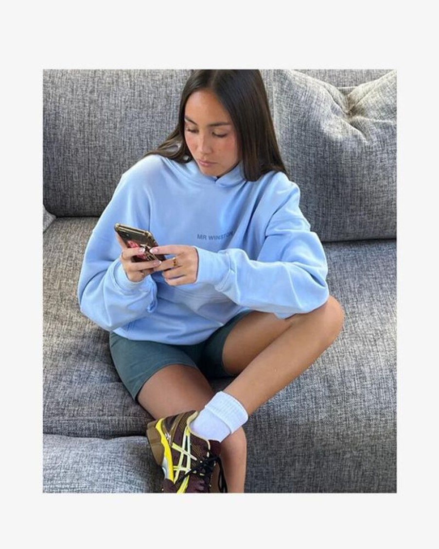 Secret Sneaker Store Online Mr Winston Powder Blue Puff Hoodie (New) | Streetwear
