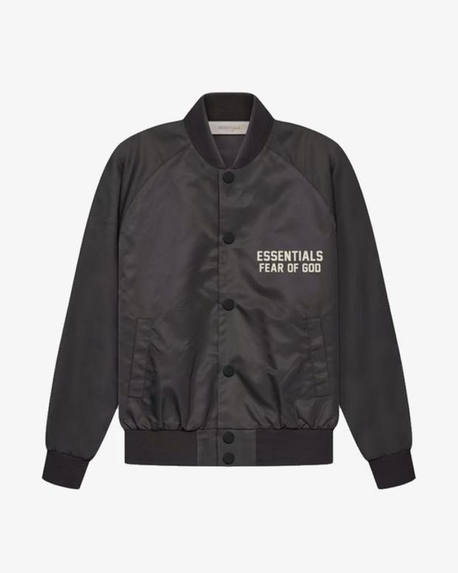 Secret Sneaker Store Online Fog Essentials Ss22 Iron Baseball Jacket Kids | Kids Apparel