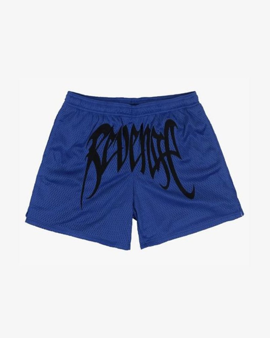 Secret Sneaker Store Online Revenge Embroidered Shorts Blue (New) - | Streetwear