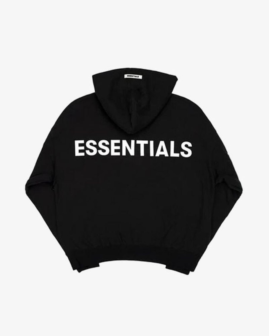 Secret Sneaker Store Online Fog Essentials 2019 Reflective Logo Black Hoodie (New) | Hoodies