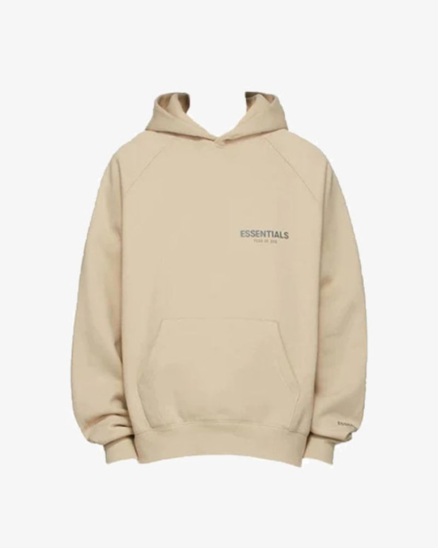 Secret Sneaker Store Online Fog Essentials Fw21 Reflective Logo Linen Hoodie | Hoodies
