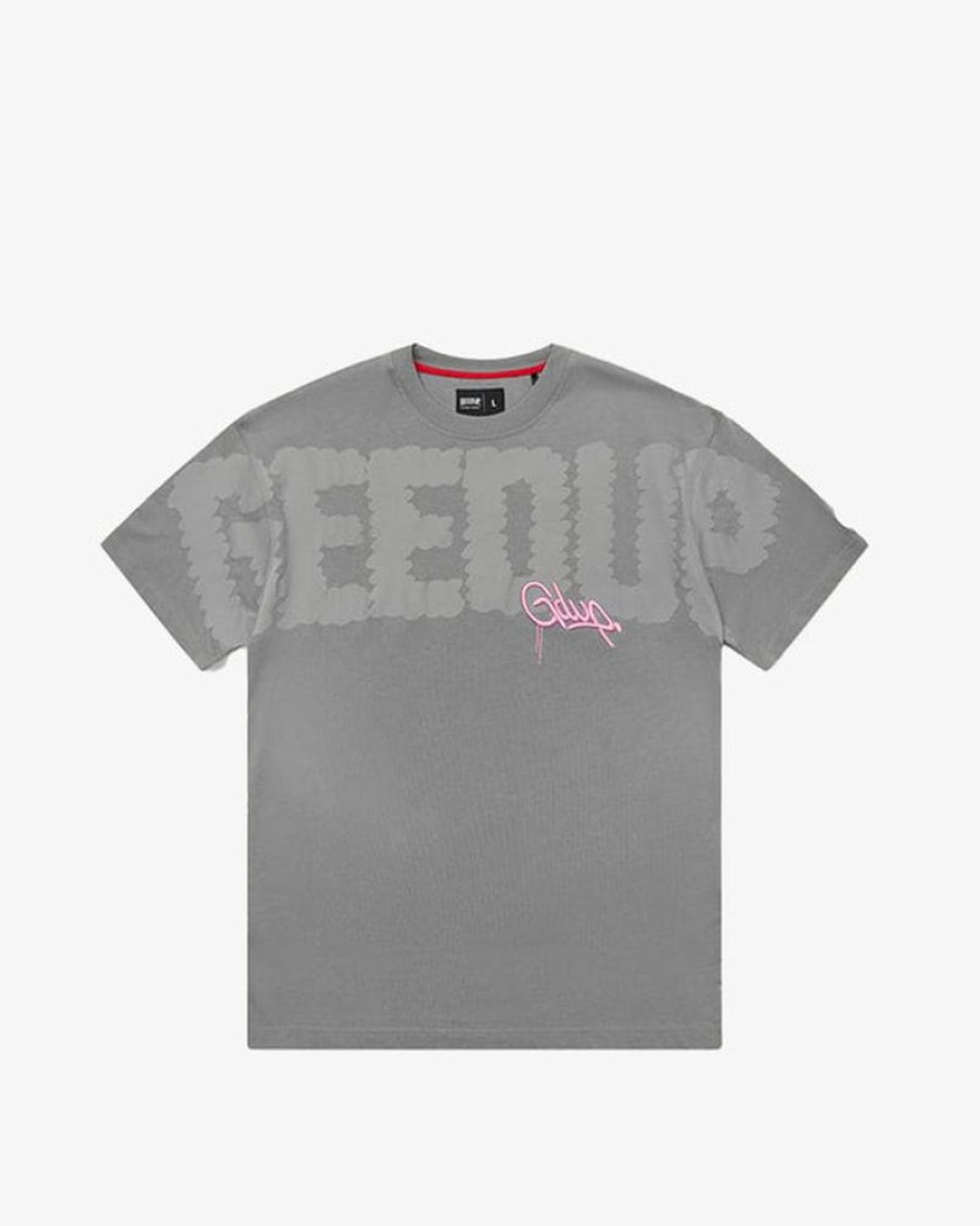 Secret Sneaker Store Online Geedup Scribble Fill Handstyle Tee Grey | Streetwear