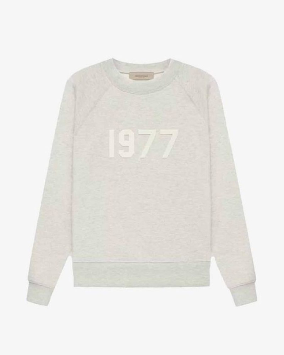 Secret Sneaker Store Online Fog Essentials Ss22 1977 Light Oatmeal Crewneck | Streetwear