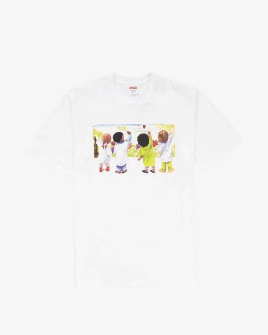 Secret Sneaker Store Online Supreme Ss19 Kids White Tee | Streetwear