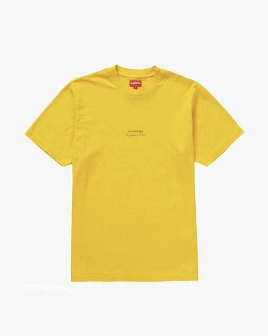 Secret Sneaker Store Online Supreme Ss18 Qualite Gold Tee - | Streetwear