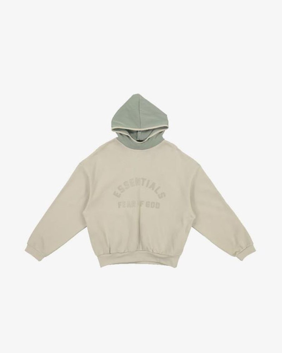Secret Sneaker Store Online Fog Essentials Fw24 Nylon Fleece Seal/Seal Hoodie | Hoodies