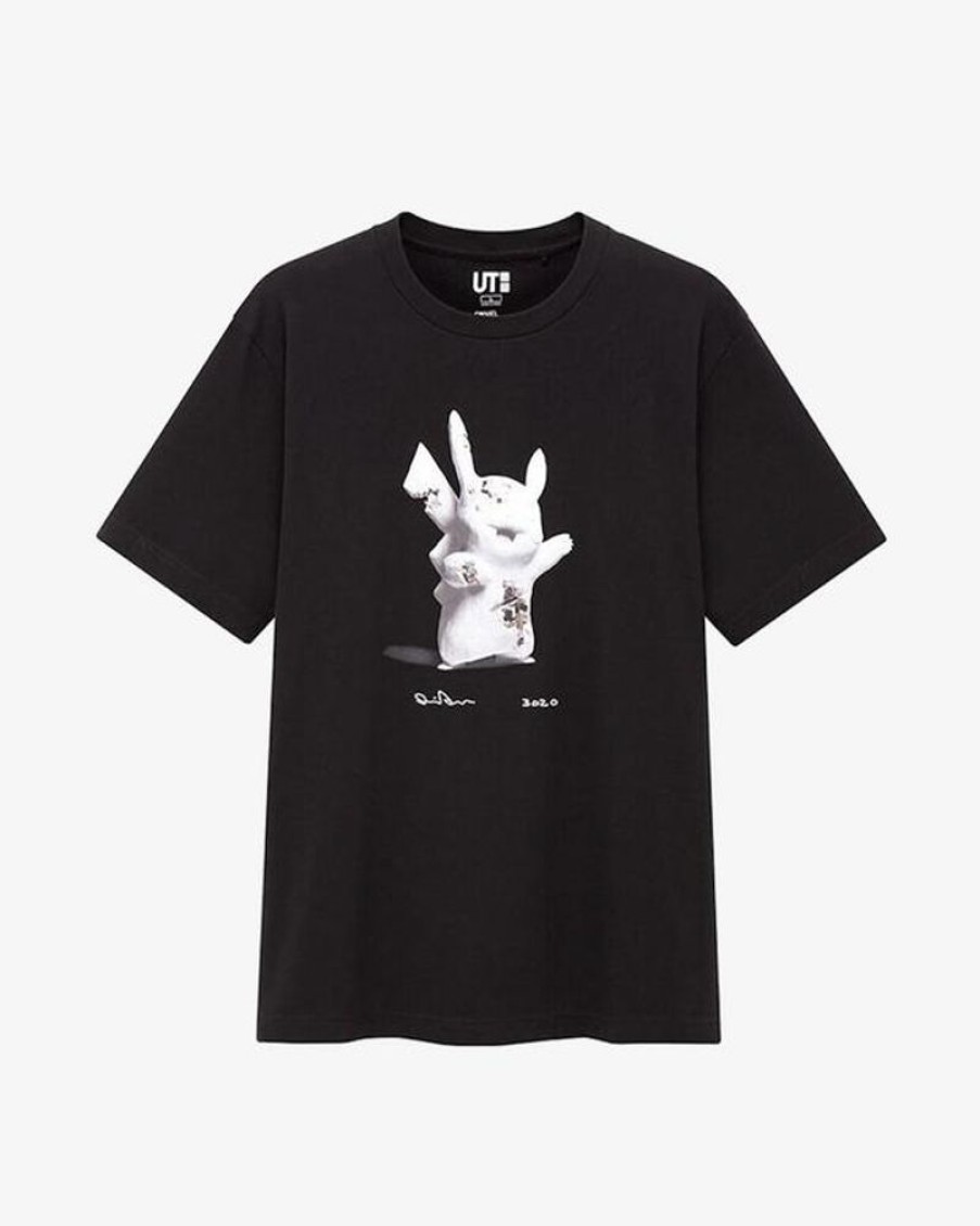 Secret Sneaker Store Online Daniel Arsham X Pokemon X Uniqlo Pikachu Black Tee (New) (New) | Streetwear