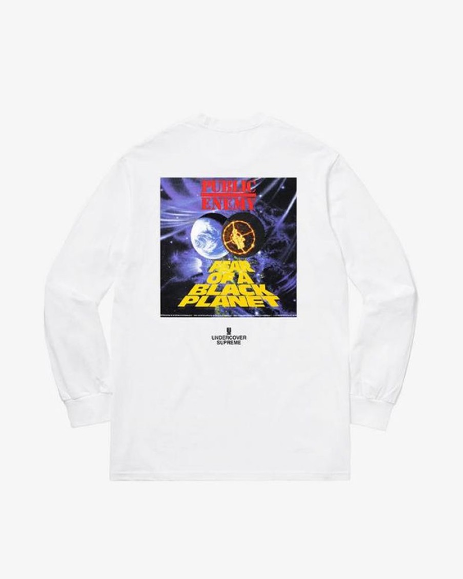 Secret Sneaker Store Online Supreme X Undercover X Public Enemy Counterattack White Long Sleeve (New) | Streetwear