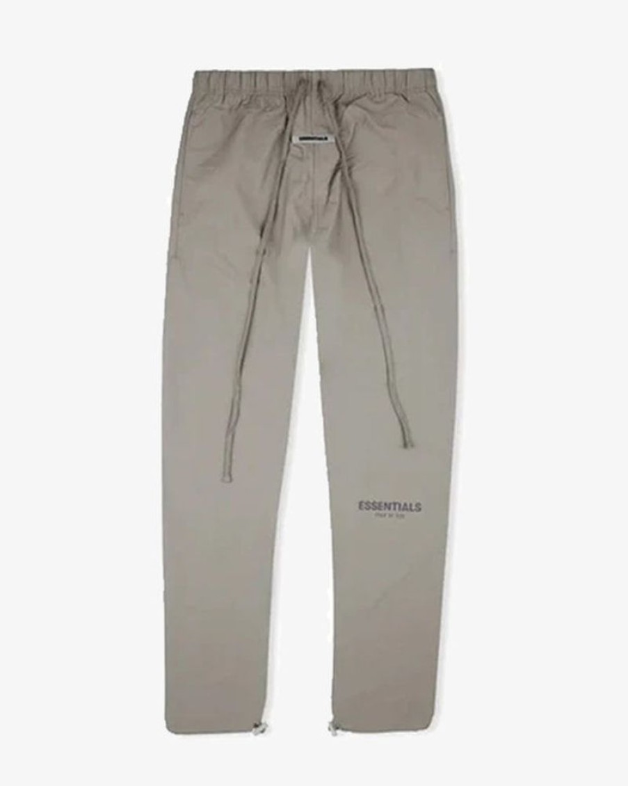 Secret Sneaker Store Online Fog Essentials Fw20 Reflective Logo Cement Nylon Track Pants | Streetwear