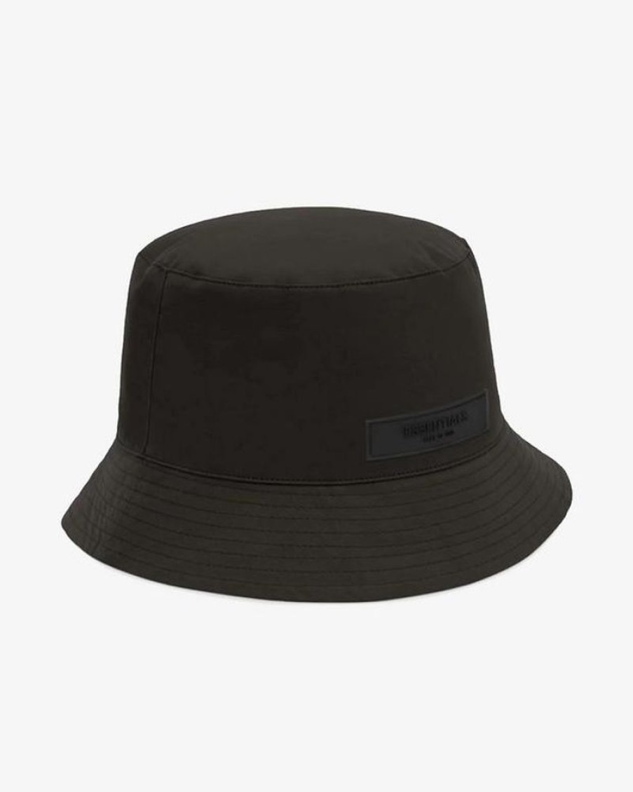 Secret Sneaker Store Online Fog Essentials Fw22 Twill Off Black Bucket Hat (New) | Caps